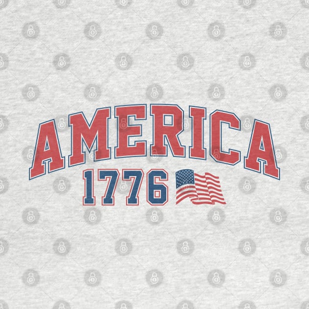 America Arched Varsity Font by Hobbybox